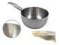Olla Cacerola Para Leche 2 Lt Comida Acero Inoxidable 922-2 Color Plateado - Miniatura 1