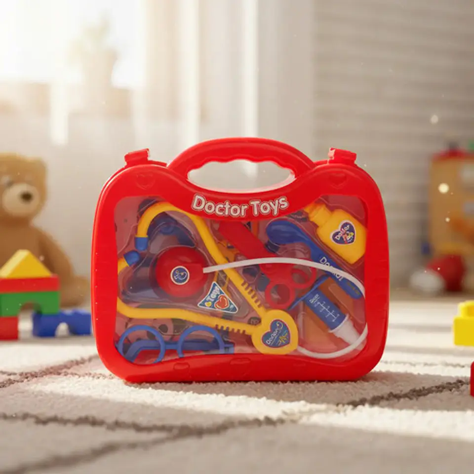 Set  Medico Enfermeria Doctor Juguete Maletin Niños 9