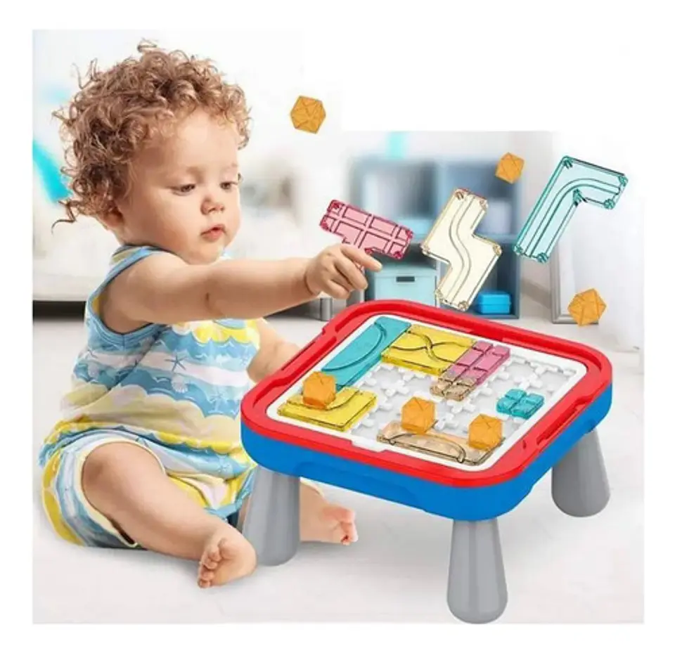 Tetris Mesa Bloques Juguete Logica Niños Stem 2