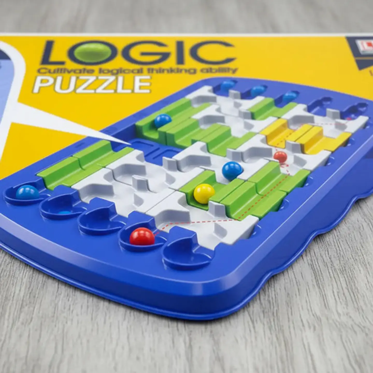 Rompecabezas Puzzle Logica Laberinto Canicas Niños 6