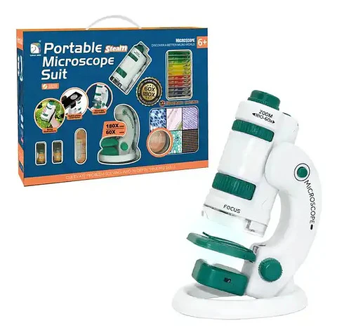 Microscopio Soporte Educativo Accesorios Steam Ciencia