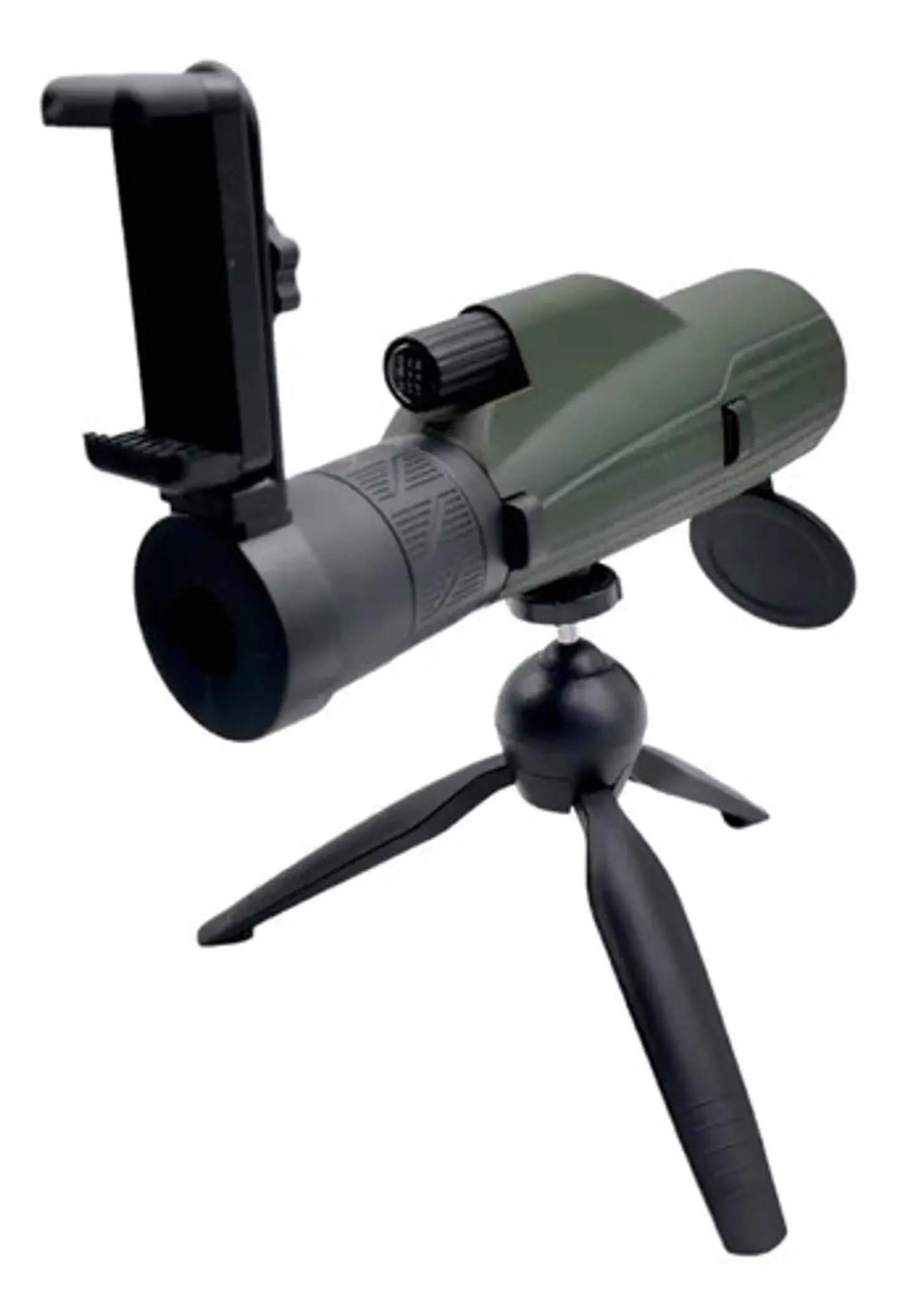 Telescopio Monocular De Gran Alcance Tripode Y Adaptador Verde 4