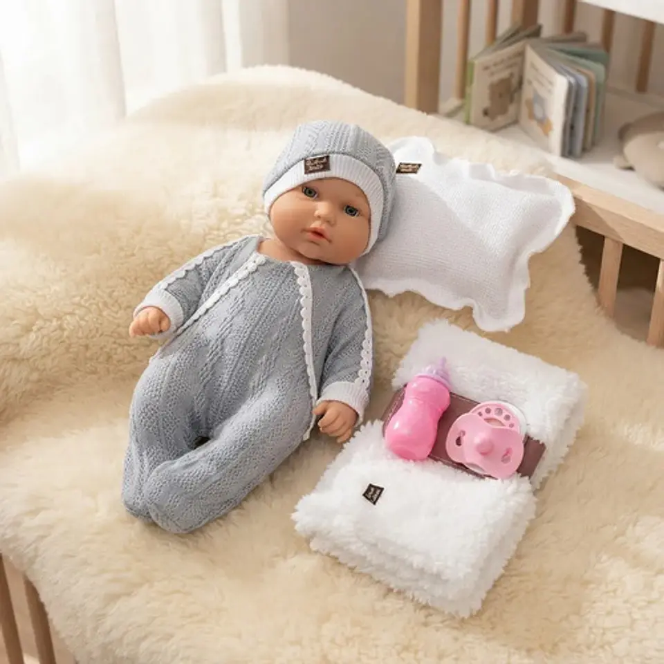 Muñeca Bebe Recien Nacidos Infantil Realista Juguete 16