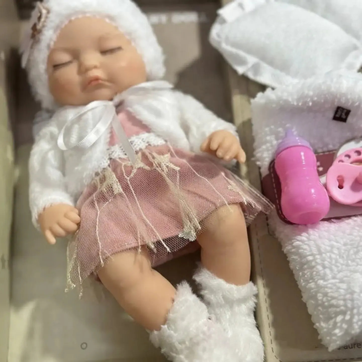 Muñeca Bebe Recien Nacidos Infantil Realista Juguete 34