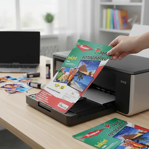 Papel Fotográfico Blanco Mate Carta Oficinas 50hojas 108g