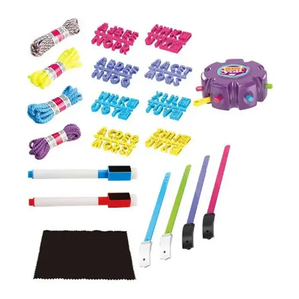 Set Bisutería Pulseras Letras Tocador Espejo Tablero Libro 3