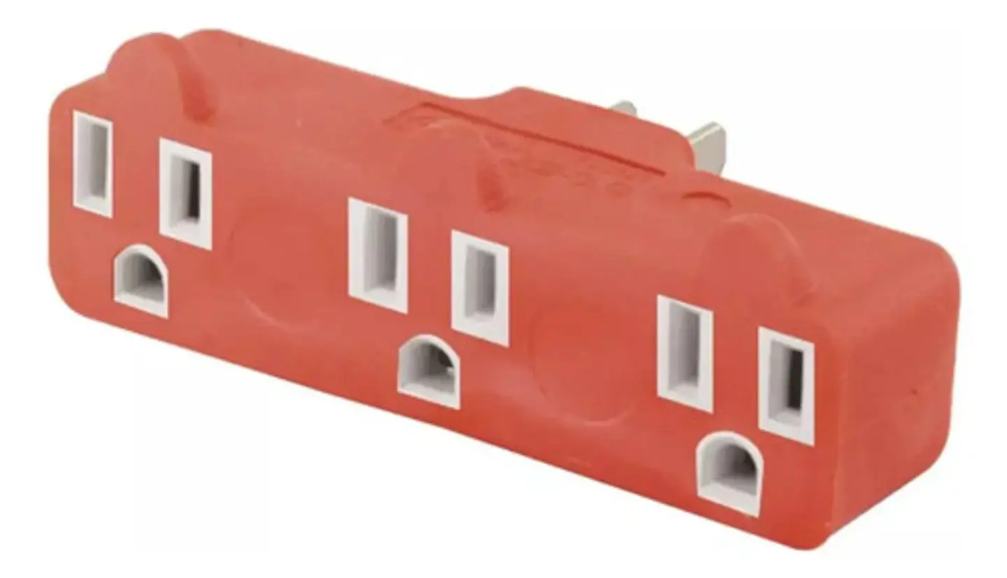 Multitoma Fulgore Naranja 3 Contactos Aterrizados 1.875kw 60hz 110v 4