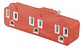 Multitoma Fulgore Naranja 3 Contactos Aterrizados 1.875kw 60hz 110v - Miniatura 4