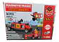Arma Todo Bloques Armar 36 Pc Magnético Carro Bomberos Steam - Miniatura 3