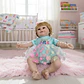 Muñeco Bebé Reborn Kiki Realista de Silicona y Algodón de 48 cm - Miniatura 2