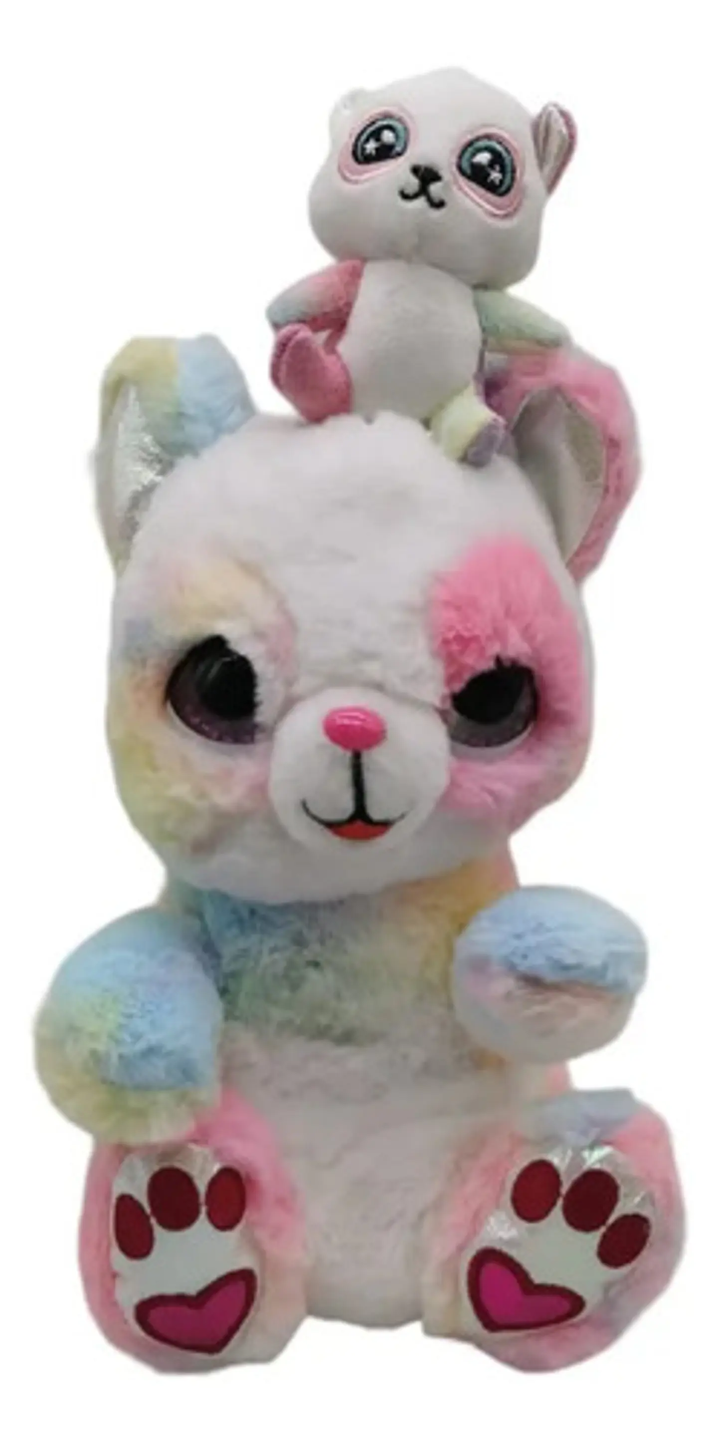 Juguete Osito De Peluche Con Bebe Musical Peek-a 3