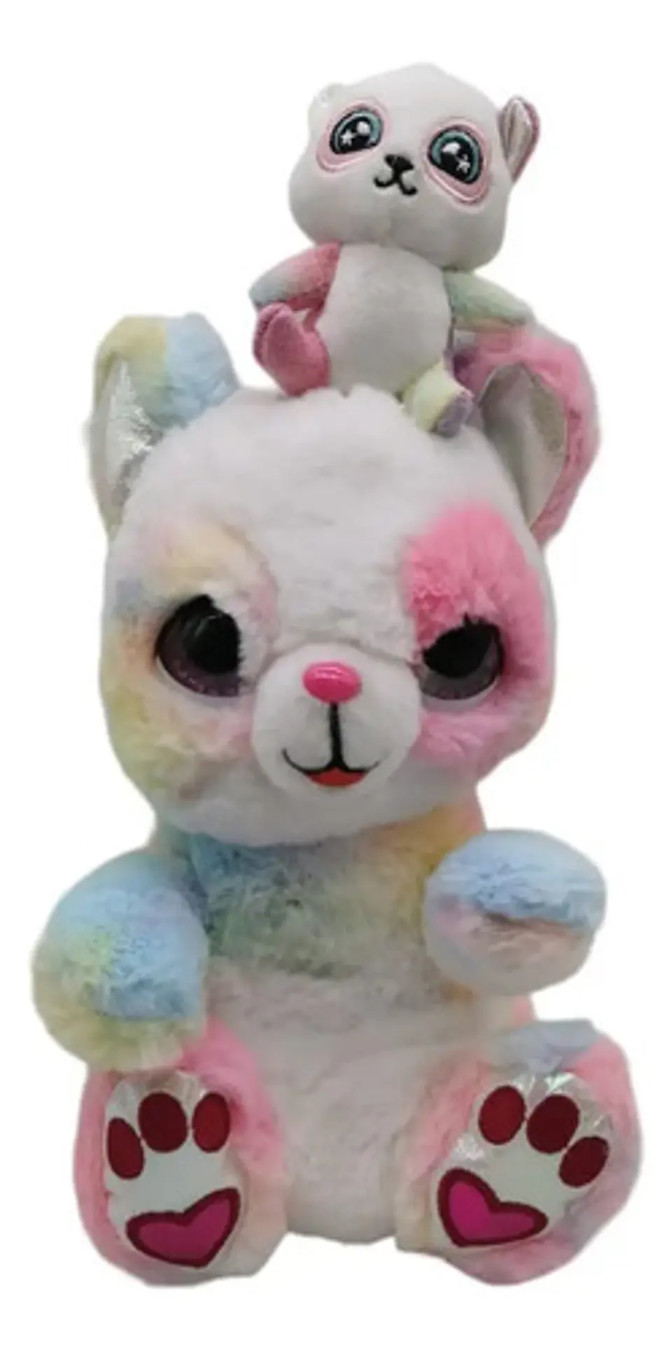 Juguete Osito De Peluche Con Bebe Musical Peek-a 3