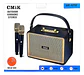 Parlante Bocina Altavoz Karaoke Microfonos Musica Mk-4201 - Miniatura 3