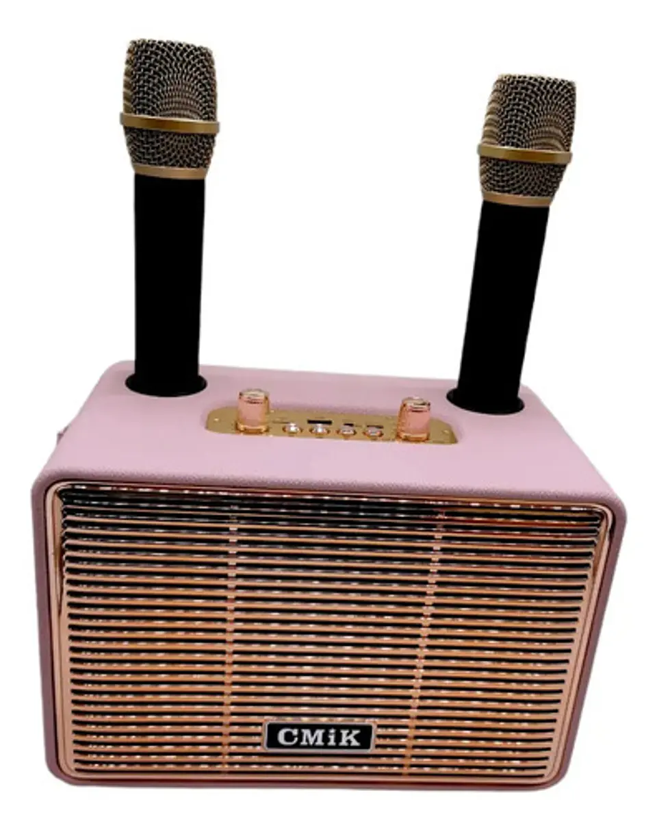 Parlante Bocina Altavoz Karaoke Microfonos Musica Mk-4201 5