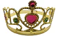 Corona Tiara Princesas Halloween Fiesta Disfraz 1452-75 Color Oro - Miniatura 2