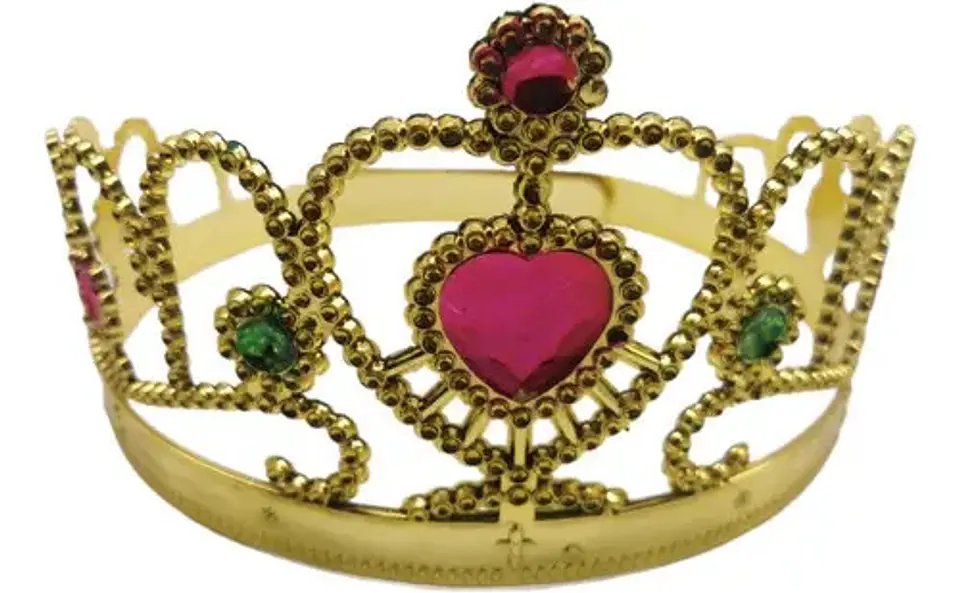 Corona Tiara Princesas Halloween Fiesta Disfraz 1452-75 Color Oro 2