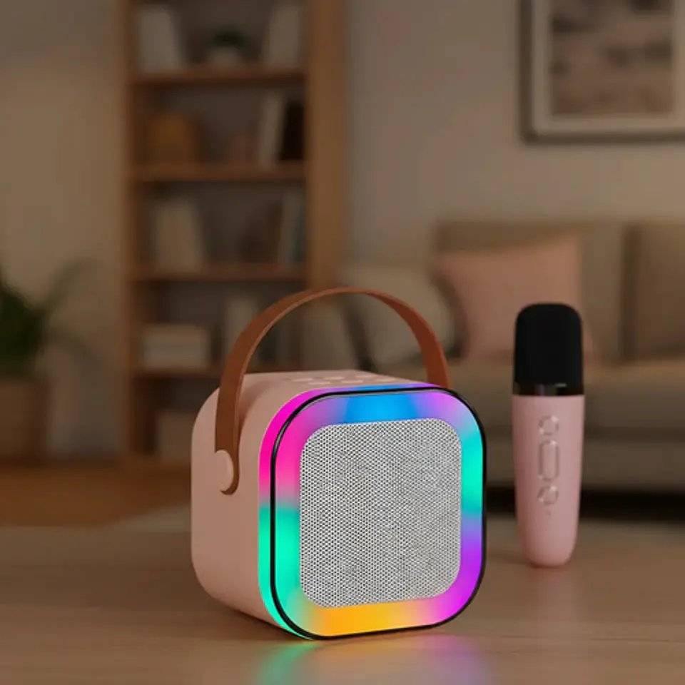 Parlante Altavoz Microfono Radio Karaoke Inalambrico 4