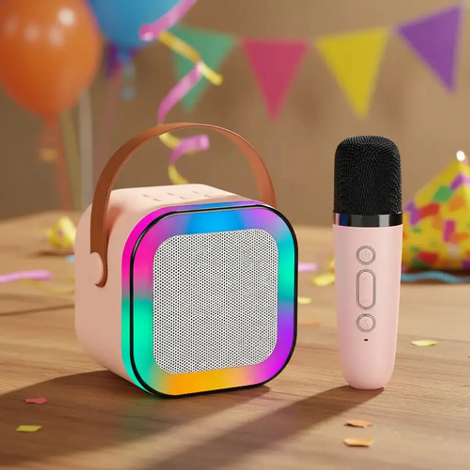 Parlante Altavoz Microfono Radio Karaoke Inalambrico 5