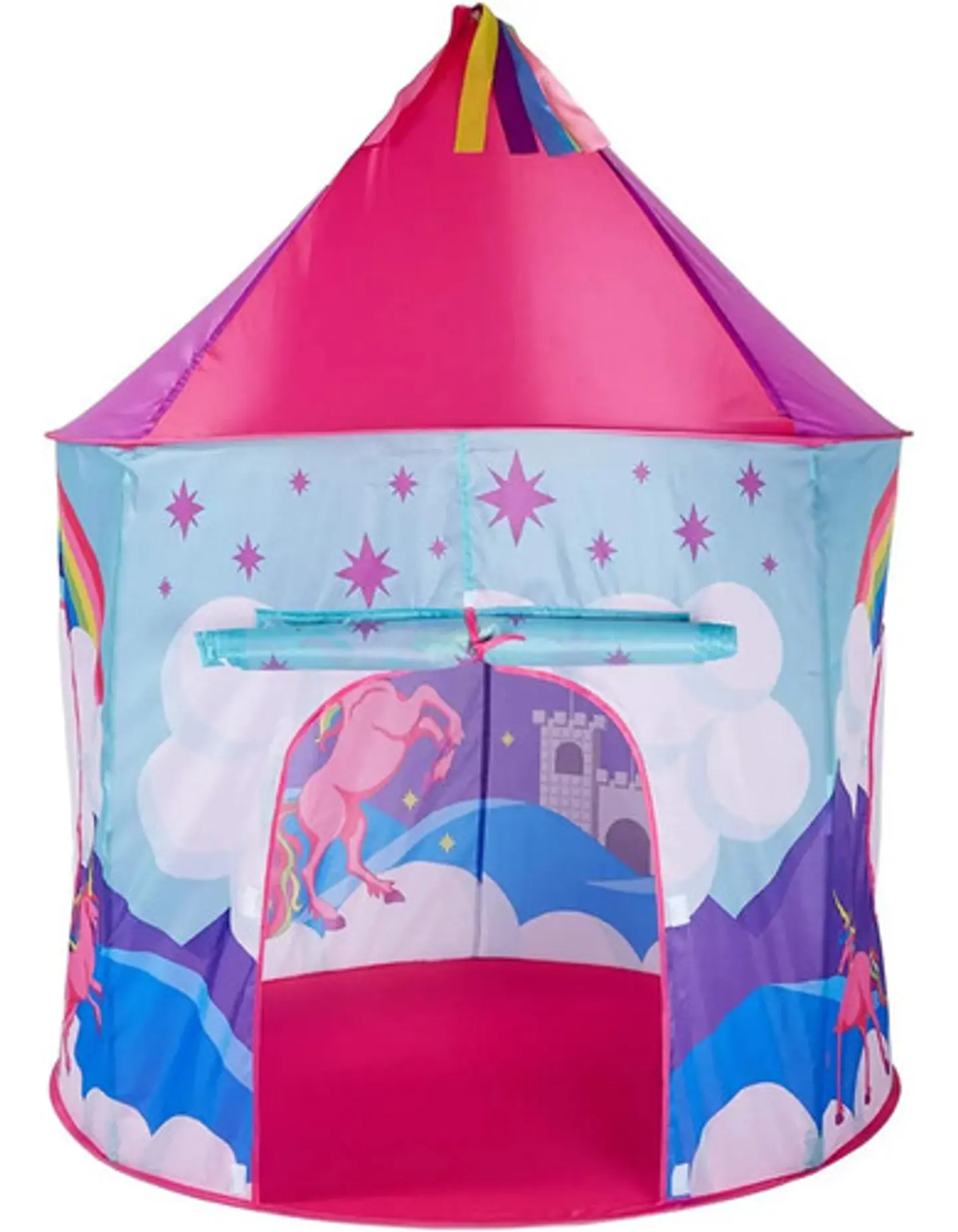 Carpa Juego Unicornio Rosa Unicórnio 135cm Plástico +3 Años 3