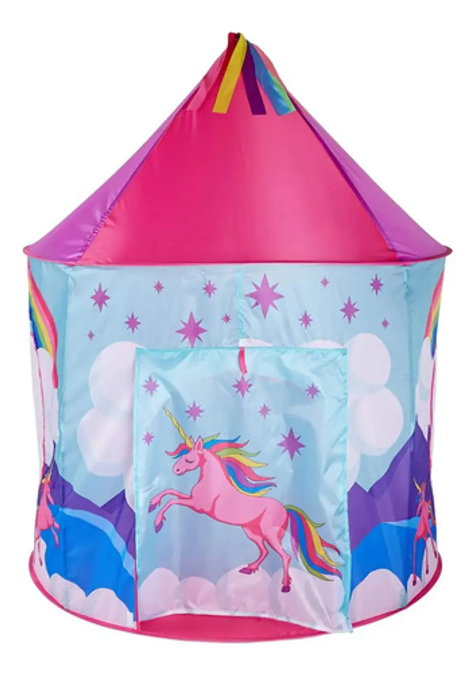 Carpa Juego Unicornio Rosa Unicórnio 135cm Plástico +3 Años 4