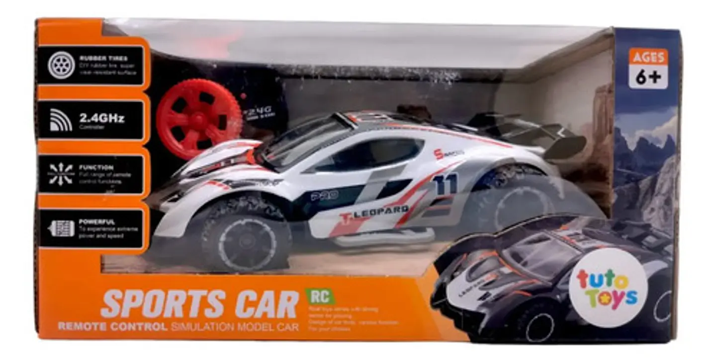 Carro Control Remoto Luces 2.4ghz Juguete Niños 3f Leopard 3