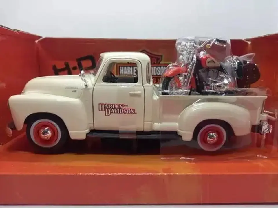 Chevy 3100 1950 1/25 Flats H Springer Maisto En Miniatura 1/24 Crema 2
