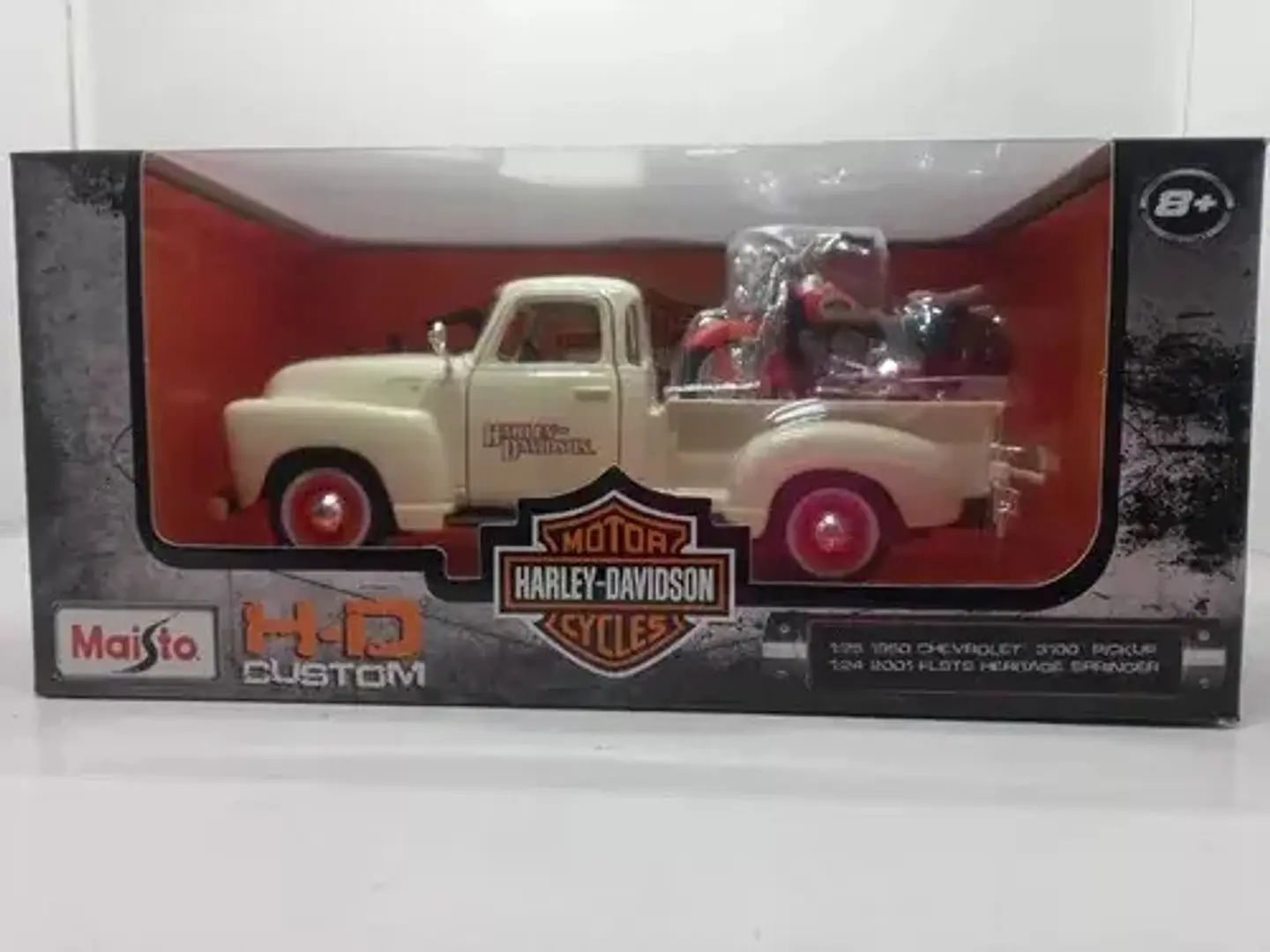Chevy 3100 1950 1/25 Flats H Springer Maisto En Miniatura 1/24 Crema 3