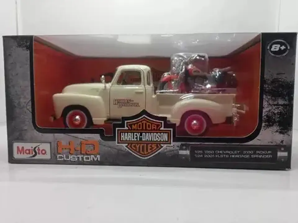 Chevy 3100 1950 1/25 Flats H Springer Maisto En Miniatura 1/24 Crema 3