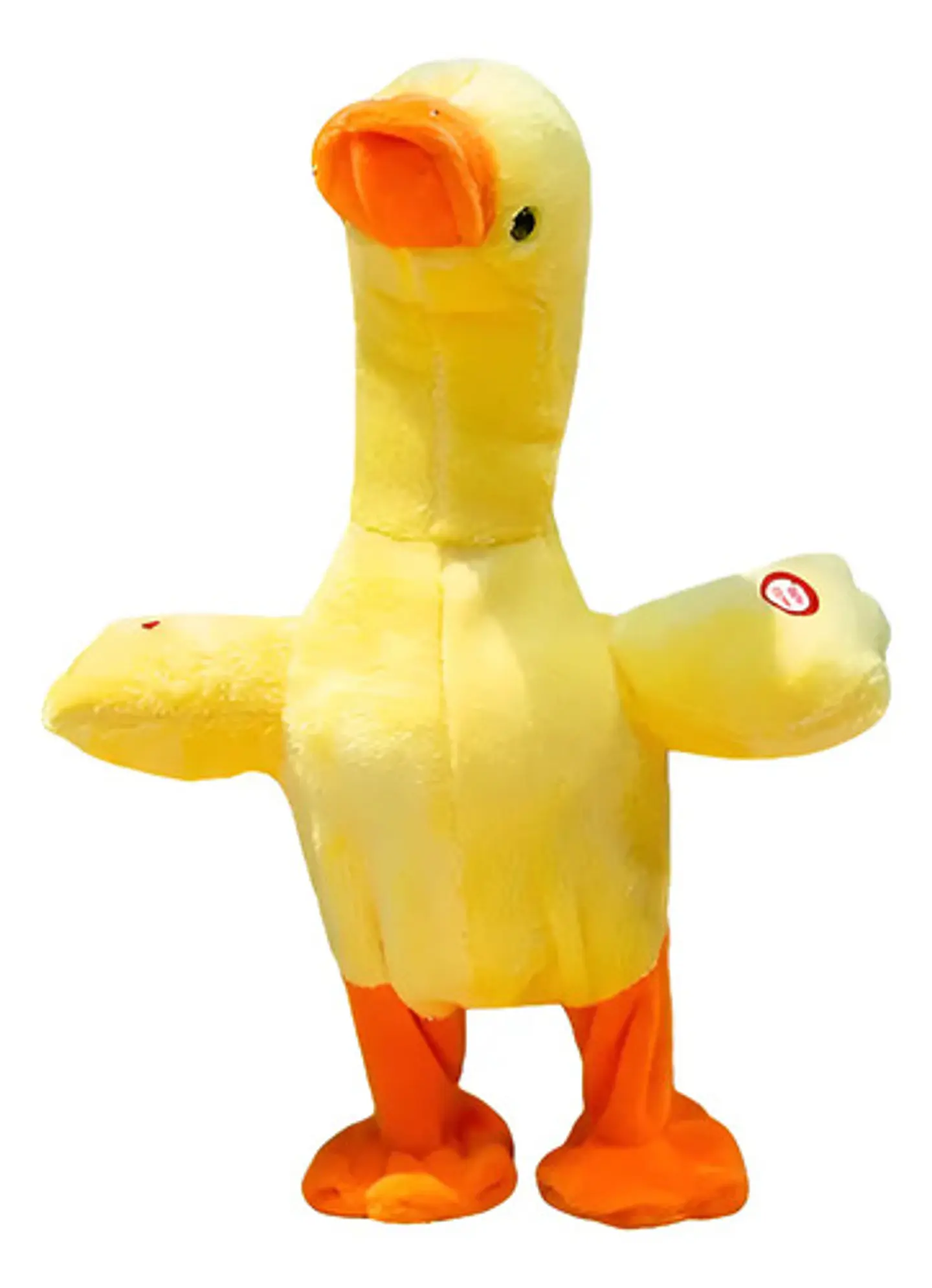 Peluche Interactivo Macrooutlet Pato Bailarín Musical Amarillo 31cm 4