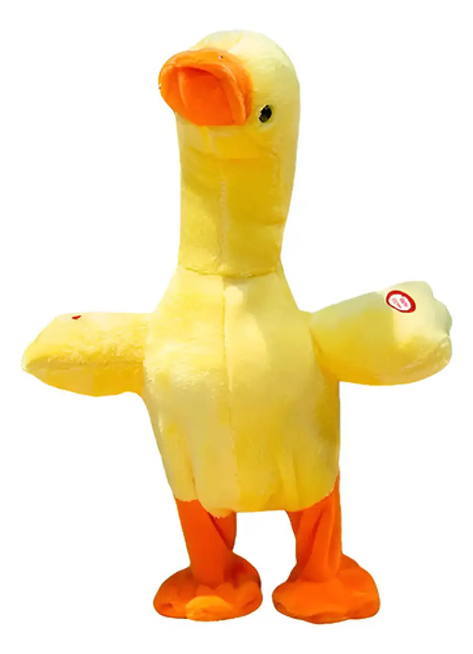 Peluche Interactivo Macrooutlet Pato Bailarín Musical Amarillo 31cm 4