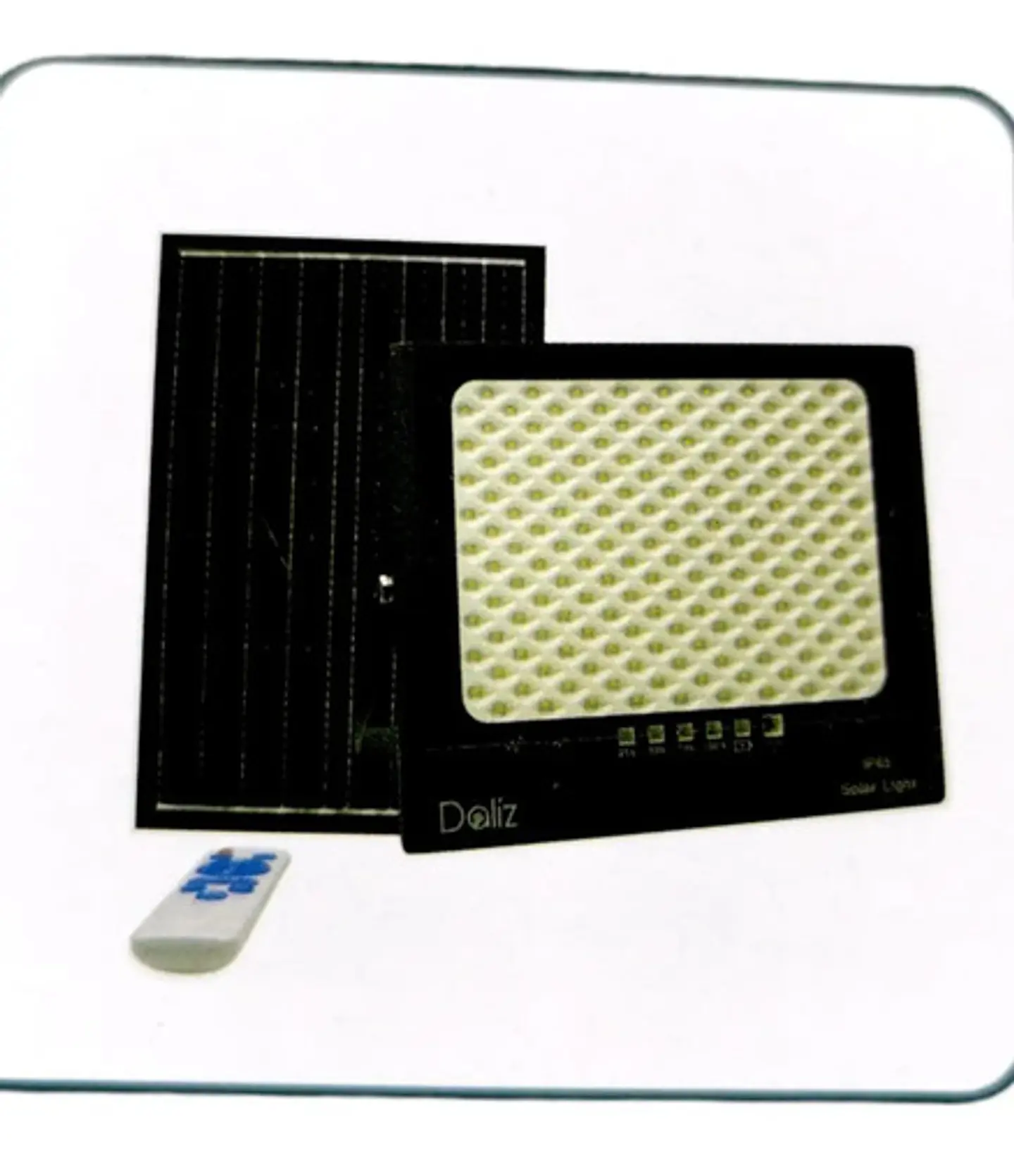Reflector Solar Control Remoto 100w Luz Fria 6500k Daliz 3