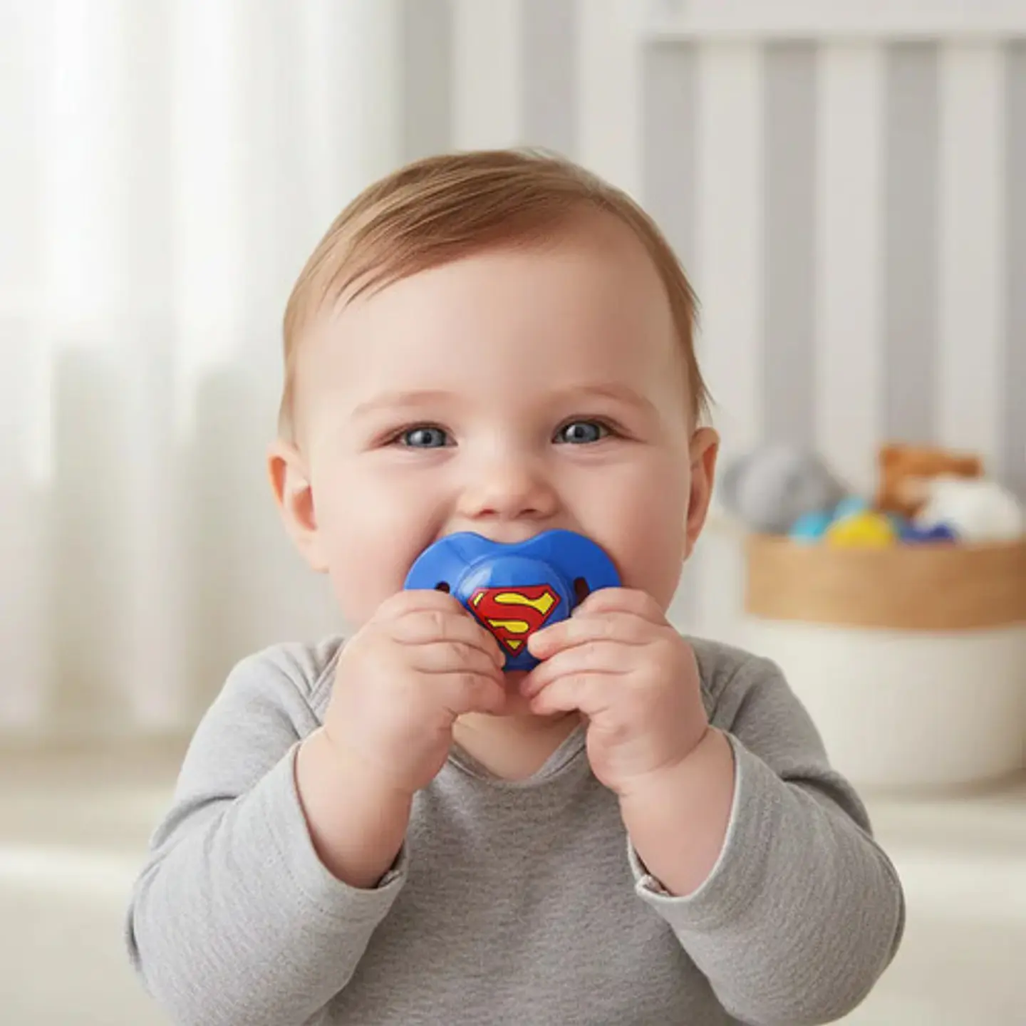 Chupo De Entretencion Superheroes Para Bebe 4