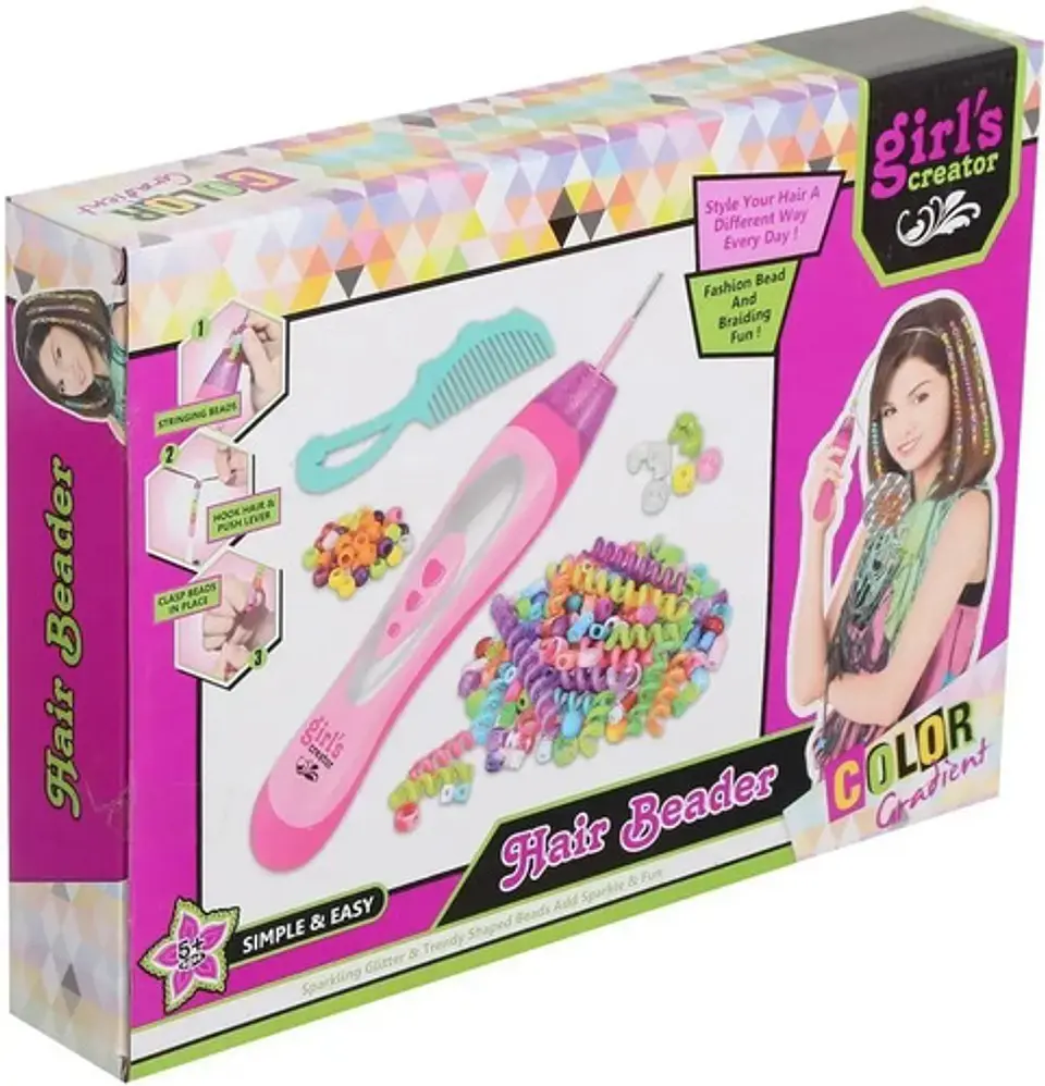 Set De Chaquiras Para Cabello Niñas Belleza Mbk-203a 2