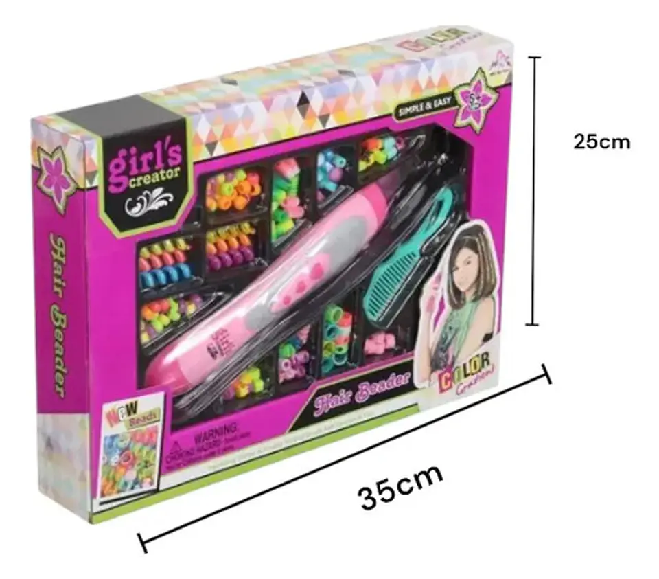 Set De Chaquiras Para Cabello Niñas Belleza Mbk-203a 3
