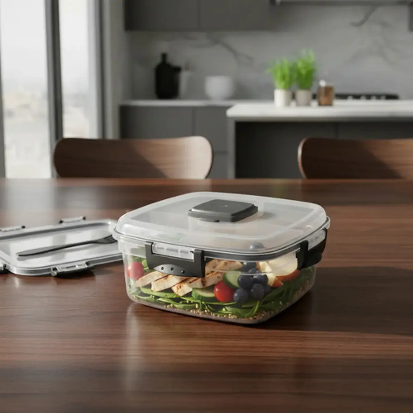 Refractaria Alimentos Porta Comida Contenedor Plastico  1