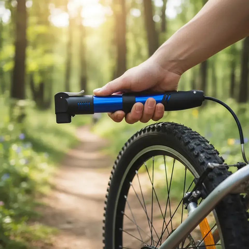 Bomba Inflador Aire Portatil Bikerama Bicicletas 13