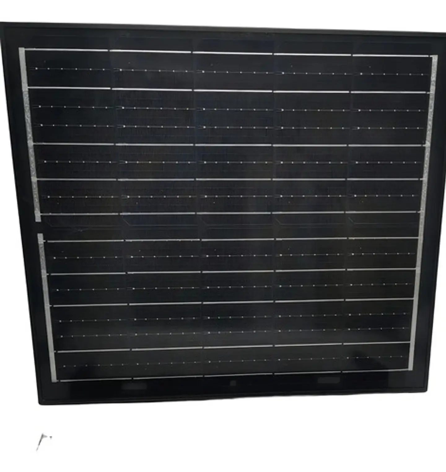 Reflector Solar Daliz 50w 6500k Control Remoto Carcasa Negra 5v Negro Blanco Frío 1