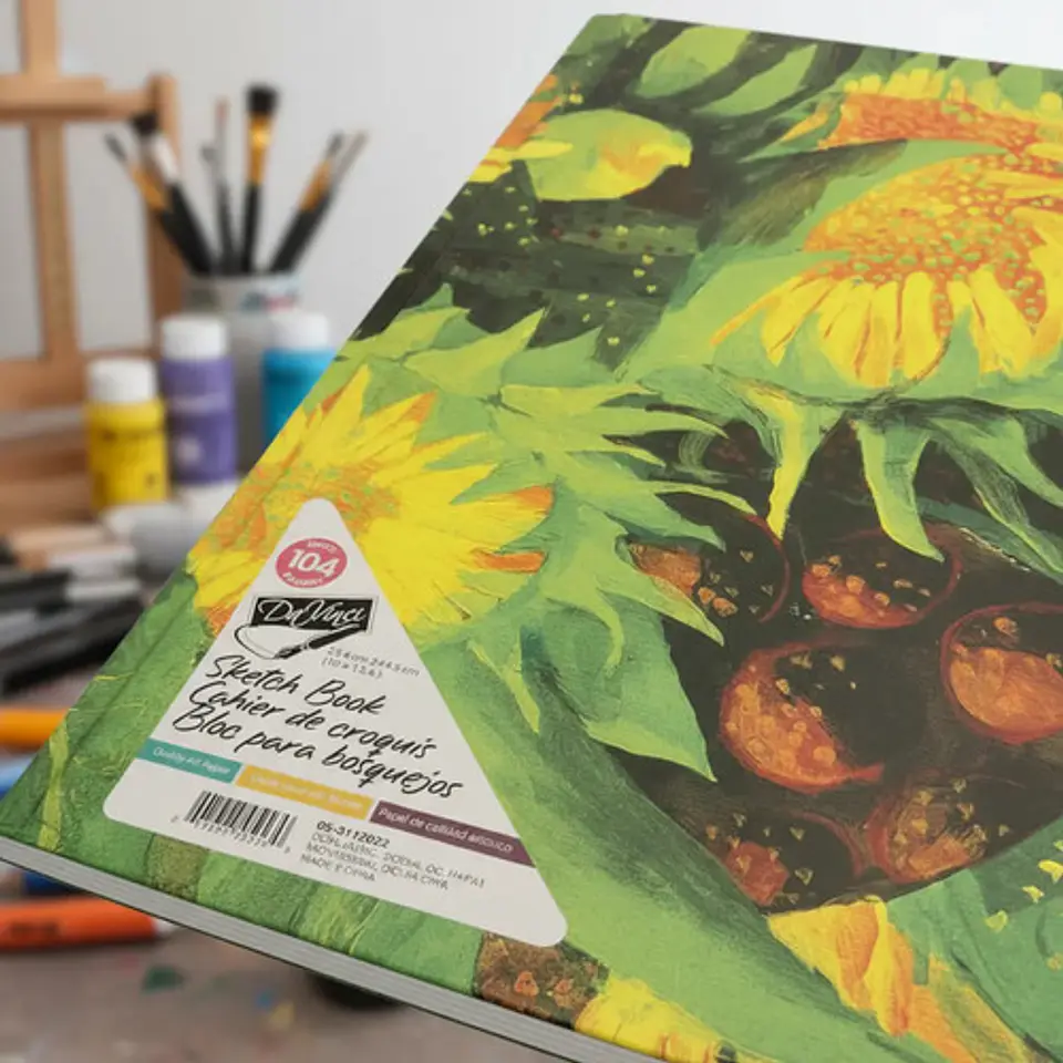 Cuaderno Bocetos Dibujo Block 104 Paginas Bosquejo Tapa Dura 4