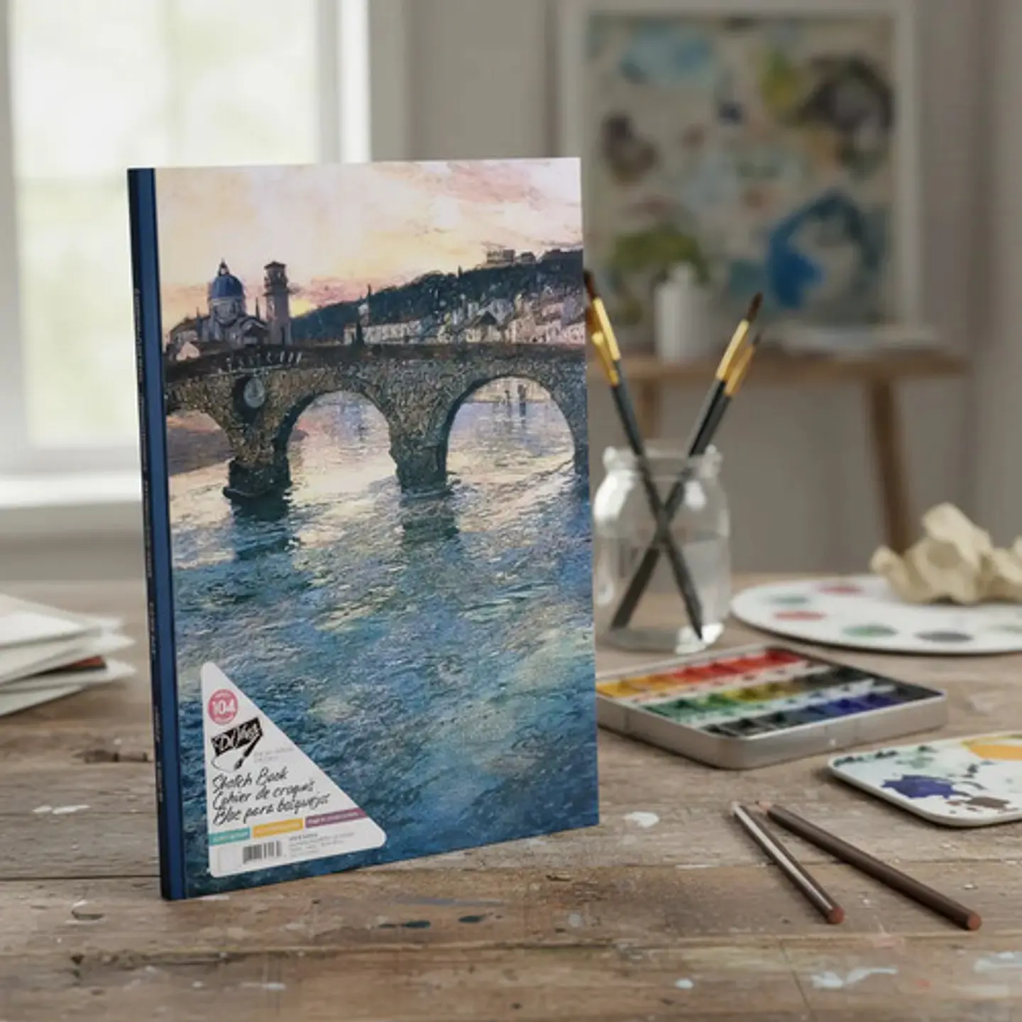 Cuaderno Bocetos Dibujo Block 104 Paginas Bosquejo Tapa Dura 15