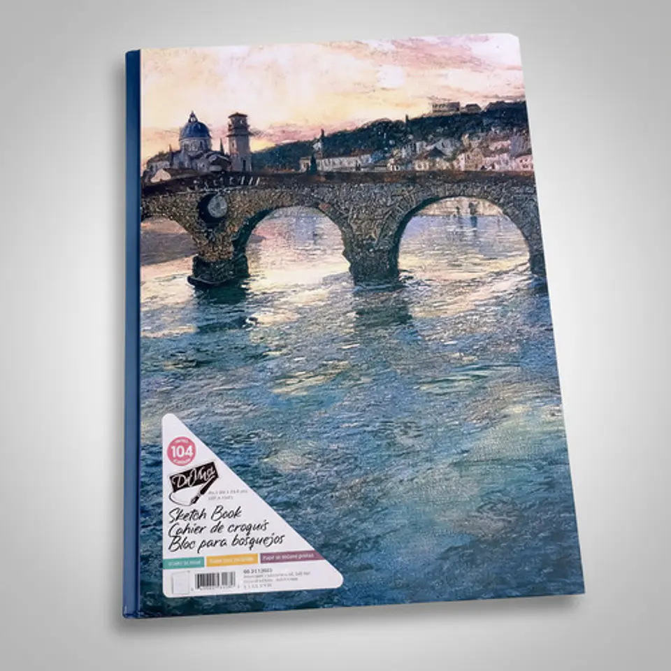Cuaderno Bocetos Dibujo Block 104 Paginas Bosquejo Tapa Dura 16