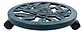 Base Soporte Matero Ruedas Plantas Jardin Plastico Color Verde Oscuro Flores Floreado - Miniatura 2