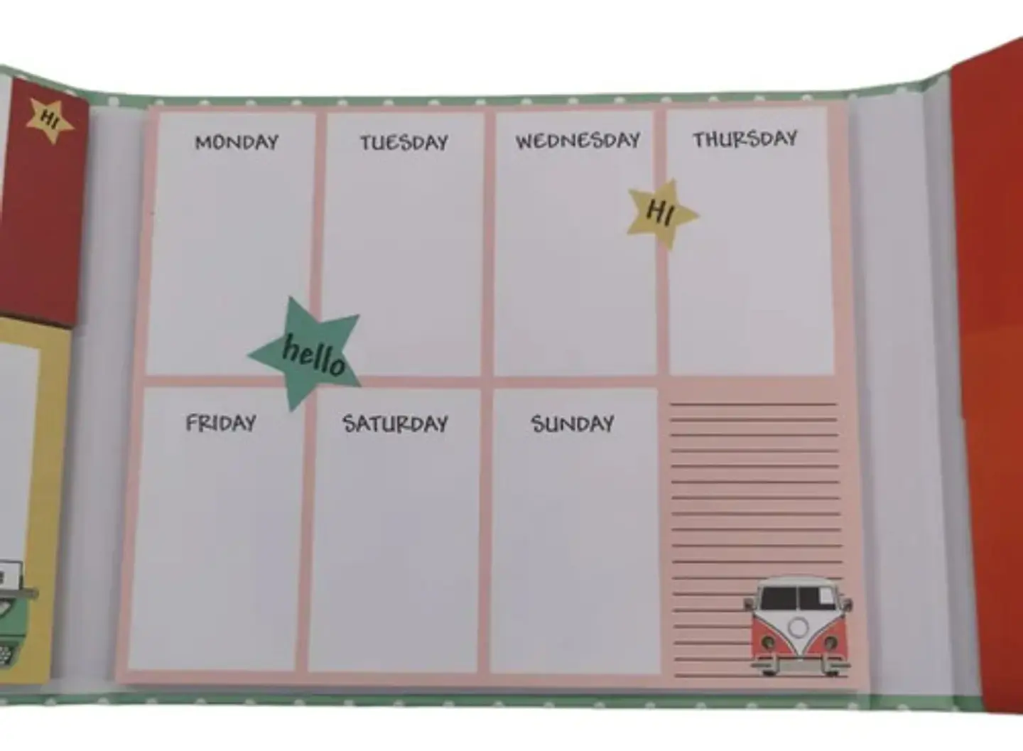 Agenda Planeador Organizador Semanal Notas 3