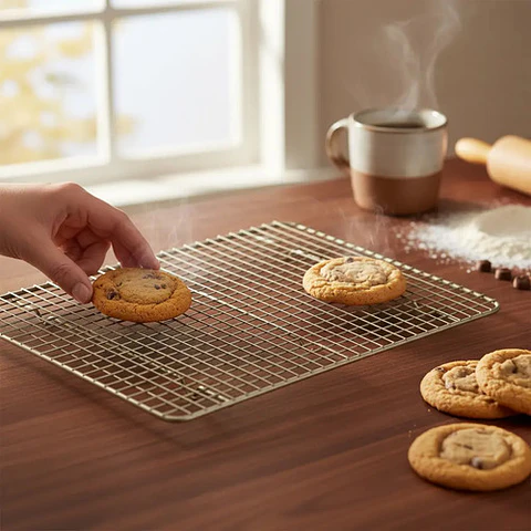 Rejilla Enfriamiento Pastelería Malla Galletas Cupcake