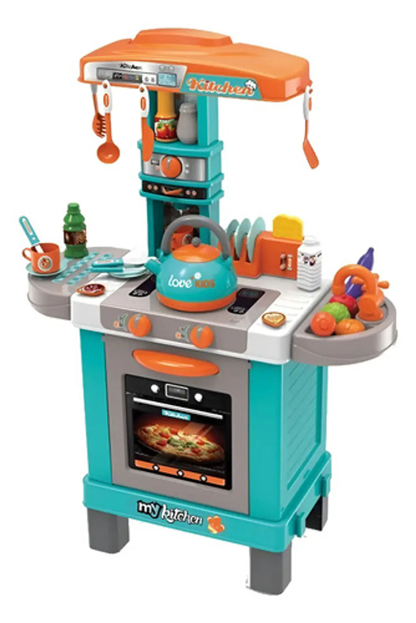 Set Cocina De Juguete Infantil Vapor Agua Sonidos Y Luz  3