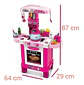 Set Cocina De Juguete Infantil Vapor Agua Sonidos Y Luz  - Miniatura 11