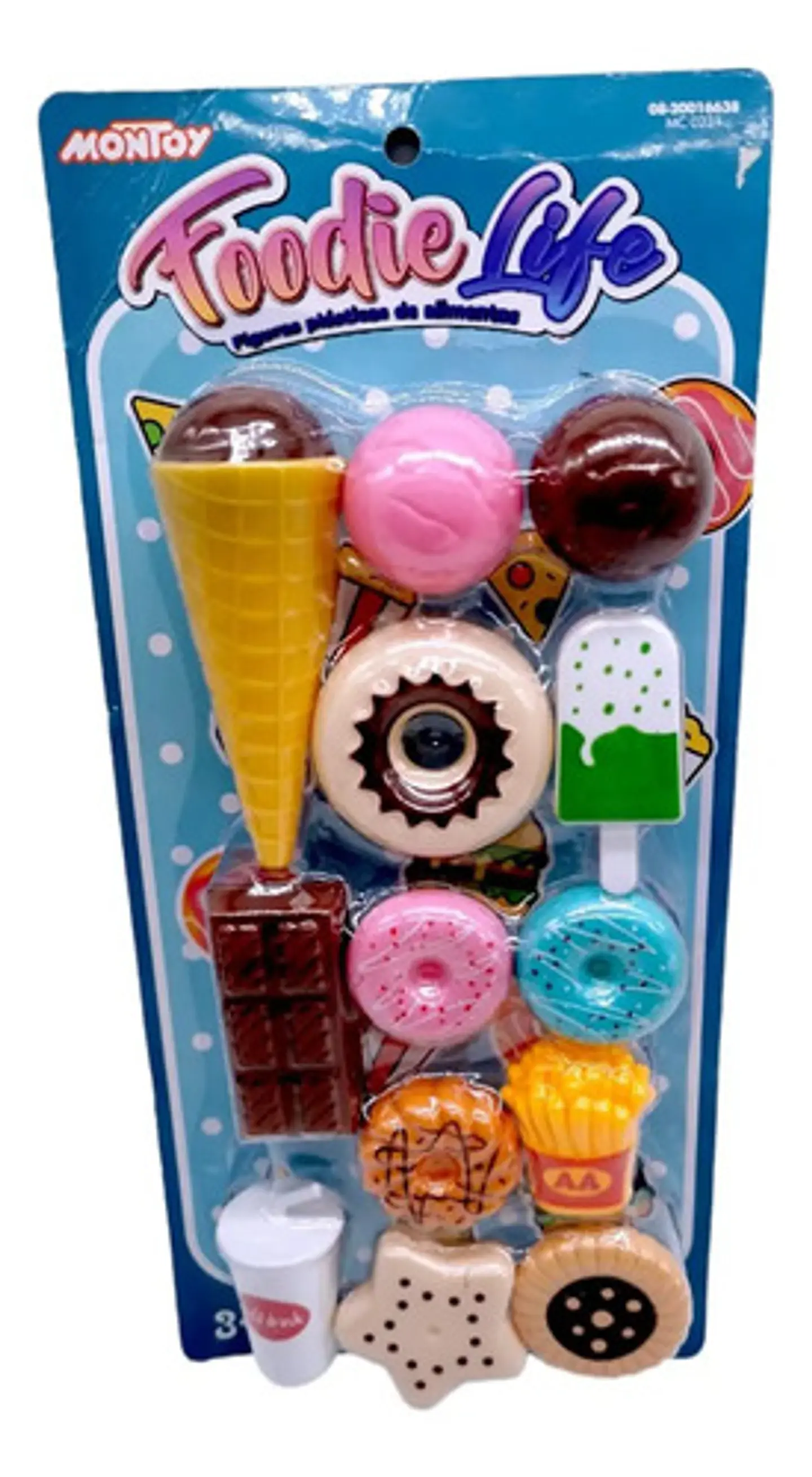 Set Comida Juguete Montoy 13 Piezas Plástico Dulces Helado 2