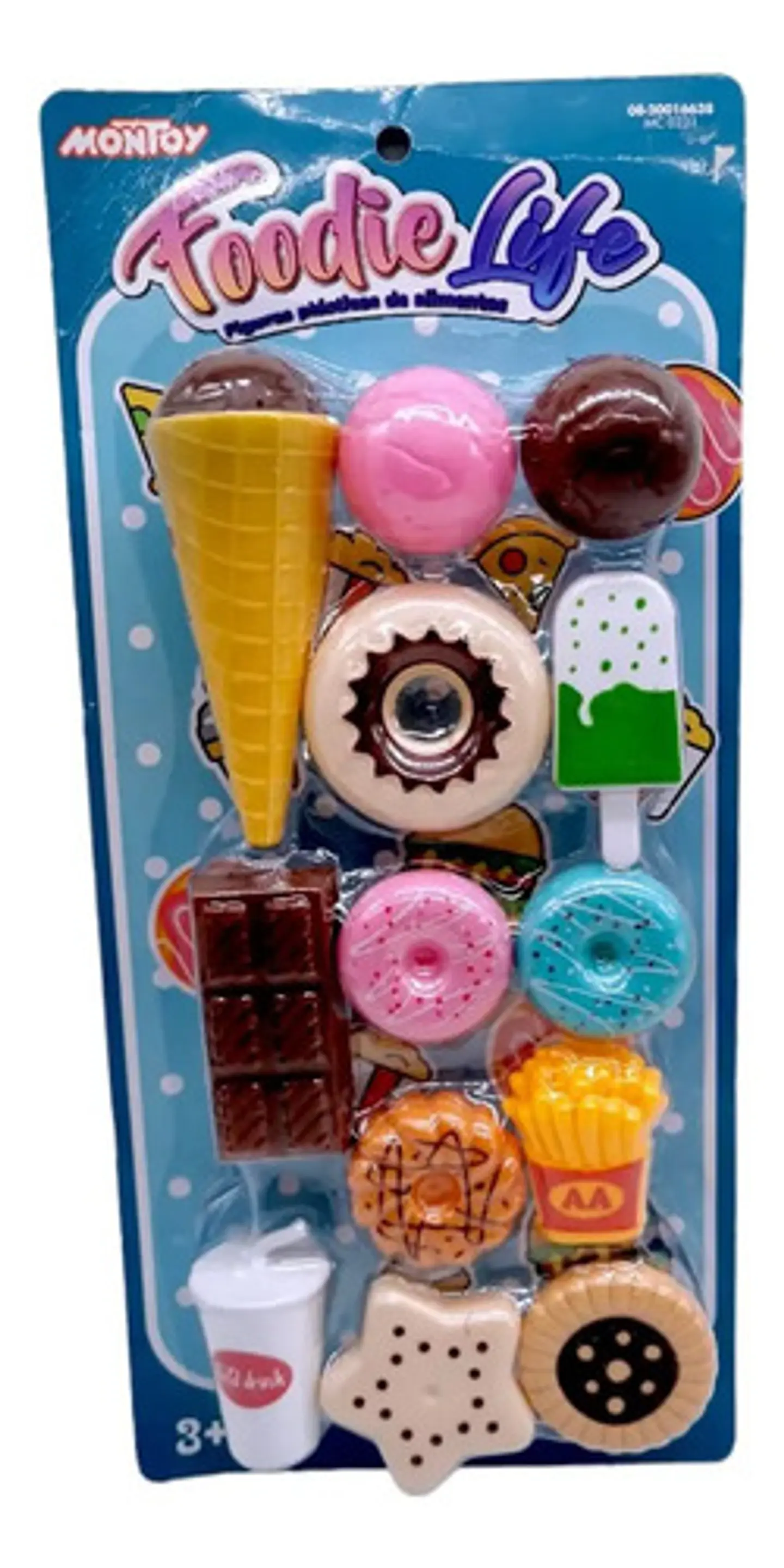 Set Comida Juguete Montoy 13 Piezas Plástico Dulces Helado 3