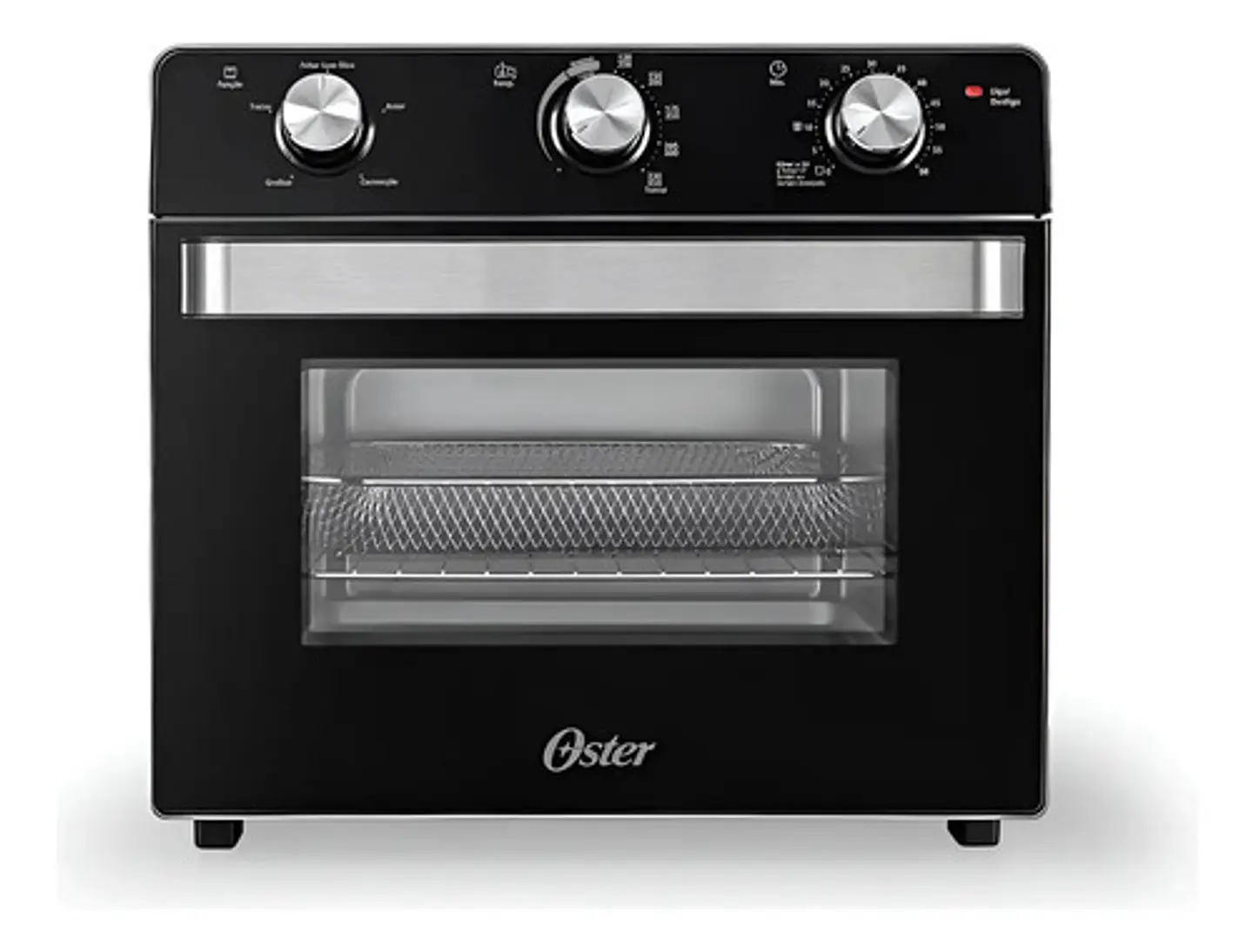 Horno De Mesa Eléctrico Oster Tssttvmaf1 22l Negro 110v 1