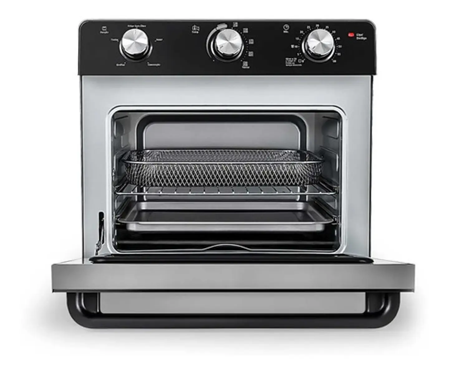 Horno De Mesa Eléctrico Oster Tssttvmaf1 22l Negro 110v 3