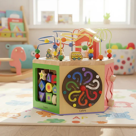 Cubo Laberinto  Grande Aprendizaje Estimulación  Montessori